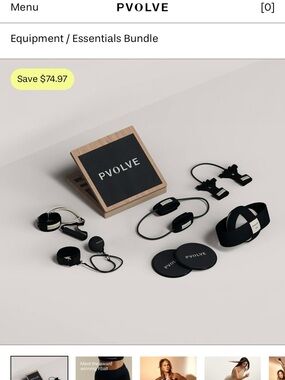 PVOLVE Equipment Essentials Bundle in Black